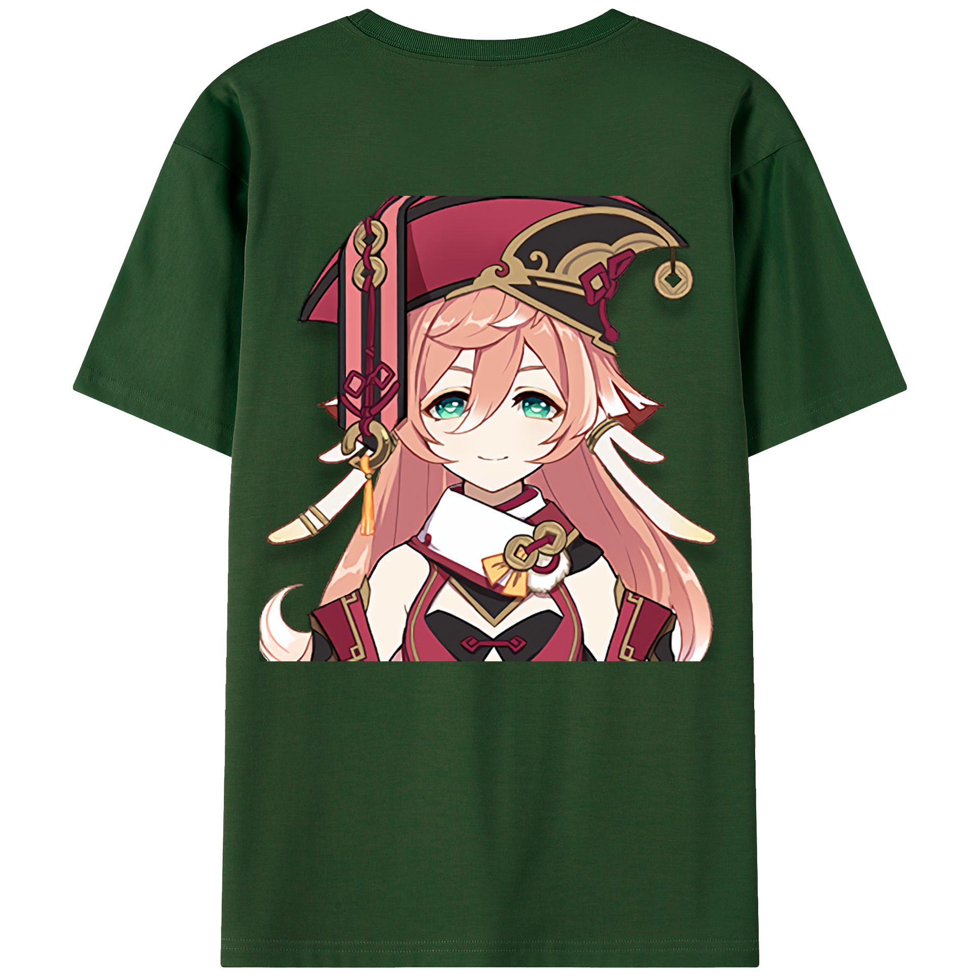げんし神 ヤンフェイ genshin Yanfei 綿100％半袖Tシャツ（背面プリント）